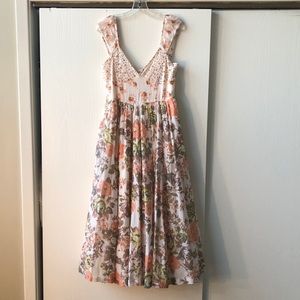 Free People Floral Maxi Dress